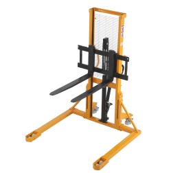 Apollo Lift A-3005 Manual Pallet Stacker Straddle Legs Adj Forks 2200lbs 63''