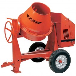 9 cu/ft Concrete Mixer 6.4HP Diesel C9-CDY64 by Crown Ball Hitch