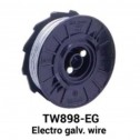 Max USA TW898-EG Electro Galvanized Wire (50 rolls)